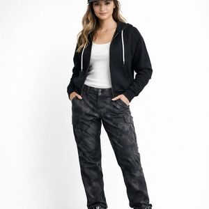 prAna Camo Convertible Standart Fit Roll Up Pants Size 12